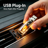 Lumière d'ambiance dynamique à LED RGB HOUYI avec prise USB 5V pour éclairage nocturne et ambiance maison/voiture, compatible avec toutes les voitures
