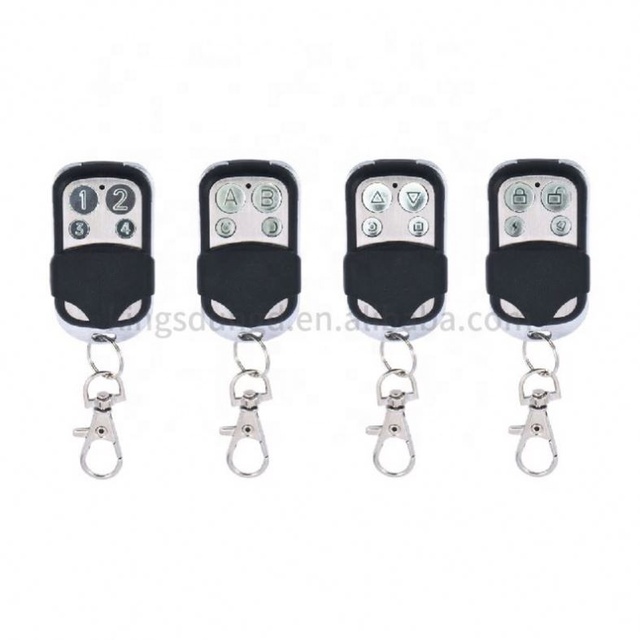Universal 4 Button Gate Garage Door Opener Remote Control 433MHZ Clone Fixed Learning Code For Gate Garage Door