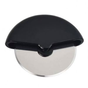Vente en gros de coupe-pizza rond en acier inoxydable personnalisé avec logo, simple, vert, rouge, noir, outils de cuisine durables - Product Image 4