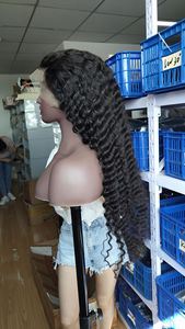 Capelli Umani Brasiliani Lisci 13x4 per Parrucche, Senza Grovigli, Senza Perdita di Capelli, Non-Remy, Colorabili, Pizzo Trasparente, Tutti i Colori - Product Image 5