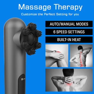 2022 best seller vibratore elettrico portatile massaggiatore per la schiena bastone per massaggio wireless allevia il massaggiatore dei muscoli del corpo dolente - Product Image 3