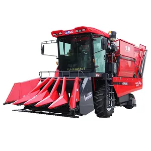 5 Rows Corn Combine Harvester Wheel Type Corn Harvester Machines For Agriculture