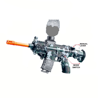 Pistola de Agua Eléctrica Automática de Alta Calidad M416, Juguete de Plástico para Niños, Juego de Disparos en el Patio Trasero para Niños