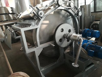Alimentaire chimique industriel instantané bébé flocon alimentaire double séchoir à tambour levure sèche active tambour rotatif grattoir sèche machine