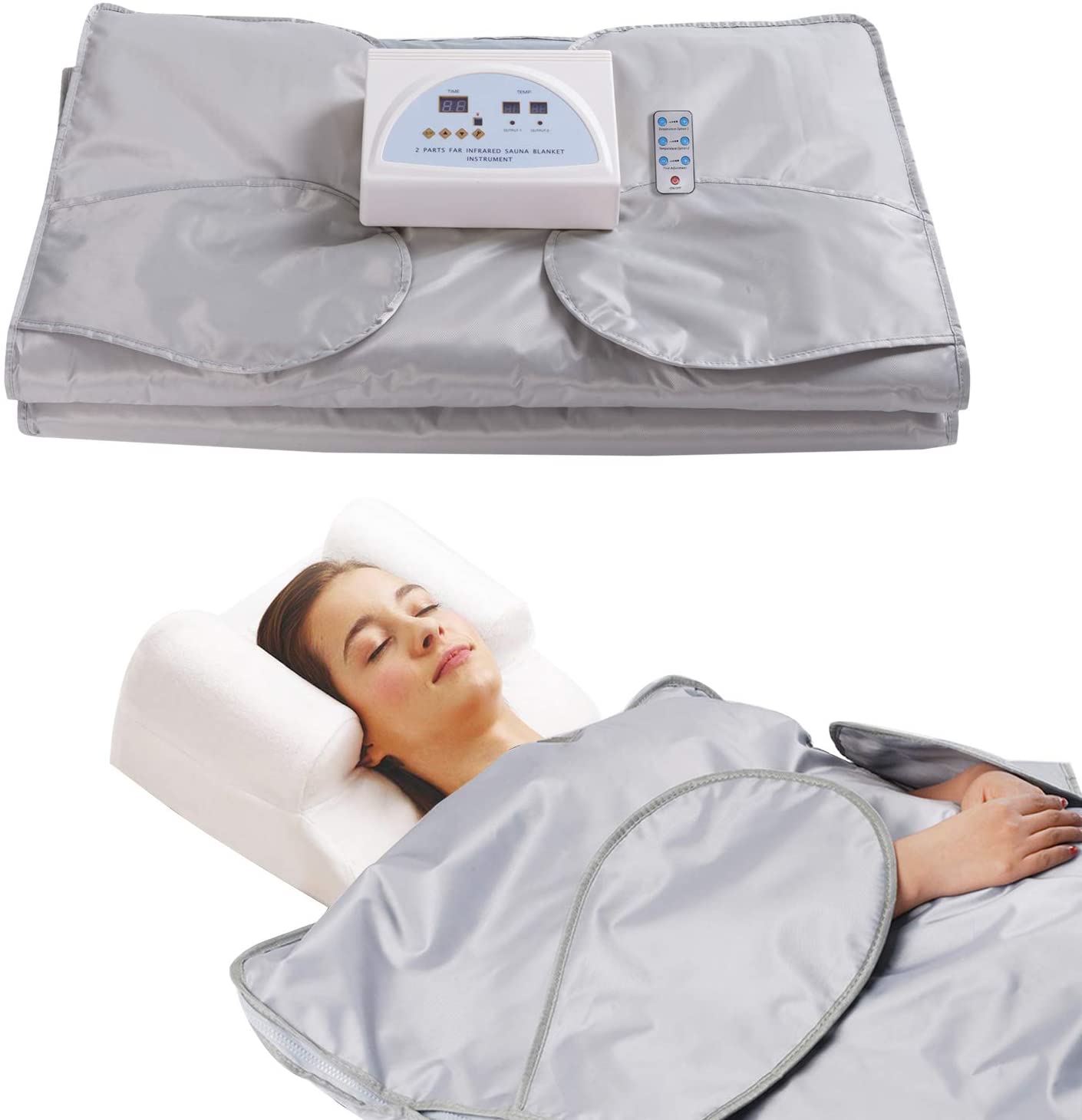 2021 портативное инфракрасное одеяло для сауны, инфракрасное одеяло для сауны для похудения и детоксикации