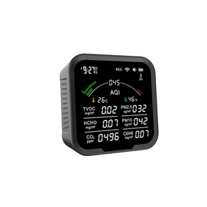 Moniteur de qualité de l'air mural HEDAO PTH-9B, analyseur intelligent de la qualité de l'air, détecteur mural PM2.5 PM10 - Product Image 1