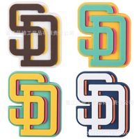 Хит продаж: оптовые бейсбольные шармы для обуви San Diego Padres, аксессуары для украшения спортивной обуви для болельщиков