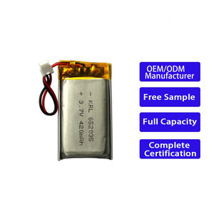 Batería de Polímero de Litio Recargable de Repuesto al por Mayor de Fábrica, 3.7V 652035 420mAh, para Control de PS4 y Consola de Juegos - Product Image 1