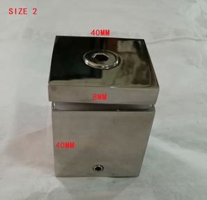 מעקה זכוכית מעקה 40 מ "מ כבד כבד <span class=keywords><strong>ss316</strong></span> סיכה בורג זכוכית מעקה שחור עבור מעקה מדרגות מרפסת מעקה - Product Image 5