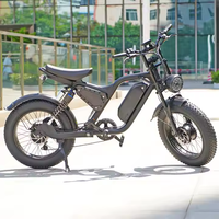 Bicicleta Eléctrica de Montaña para Adultos con Doble Suspensión, 750W/1500W, Cuadro de Aluminio, Neumáticos Anchos, 48V 15Ah