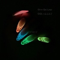 Nakideroi — peinture à ongles professionnelle, produit de manucure, brille dans le noir, Gel, doublure en Gel