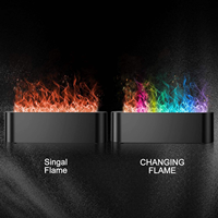 Diffuseur d'aromathérapie à flamme simulée avec lumières colorées changeantes, nouveau design, rechargeable par USB, pour la maison, la voiture, le salon, la chambre à coucher