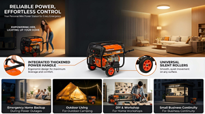 Power Value Portable <b>Gasoline</b> <b>Generator</b> 2kW-9KW 220V Start Home Emergency Backup Power PV3800E2 7HP High-performance Engine Deli - Product Image 6