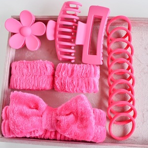 Oferta Especial: Set de 16 Accesorios para el Cabello - Lazos, Bandas para Muñeca, Coleteros Sin Costuras, Pinzas Mate y Set de Lavado - Product Image 3