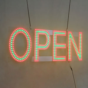 Hight Bright Thin Light PCB RGB Flasher Large LED Open Signs Pantalla de publicidad LED Vap Hookah Shop Tablero de letras LED - Product Image 3