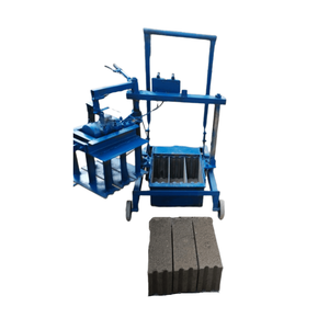 Nhà Máy Trực Tiếp KM2-45 Di Động Bê Tông Khối Gạch Máy Làm Sản Xuất 400-120-200mm Rắn Gạch Nhỏ Máy Làm Gạch - Product Image 1