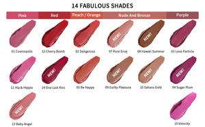 Rouge à lèvres satiné hydratant crémeux de qualité supérieure pour femmes personnalisable diverses nuances emballage personnalisé - Product Image 3