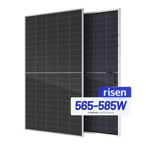 Risen 585W Mono PERC Panel solar Módulo fotovoltaico industrial comercial con <span class=keywords><strong>cubierta</strong></span> frontal de silicio monocristalino y vidrio - Product Image 2