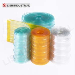 Çin üretici PVC malzeme süper şeffaf şeffaf pvc kapı perdesi - Product Image 1
