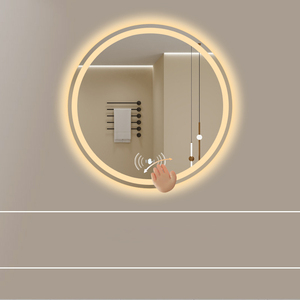 Miroir de forme irrégulière noir, miroir décoratif unique pour un intérieur contemporain - Product Image 3