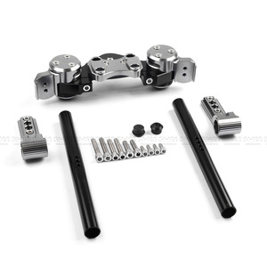 Pince de guidon de moto CNC en aluminium pour <span class=keywords><strong>Honda</strong></span> <span class=keywords><strong>PCX</strong></span> 160 Yamaha NMAX <span class=keywords><strong>155</strong></span> - Product Image 4