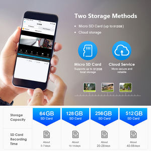 ColorVu 8MP 4K HD POE 총알 보안 카메라 Hik 프로토콜 양방향 오디오 180 울트라 와이드 뷰 파손 방지 네트워크 카메라 CCTV - Product Image 5
