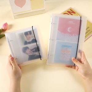 Classeur à 3 anneaux bien vendu 25 <span class=keywords><strong>pages</strong></span> intérieures transparentes 10x10cm poches Kpop <span class=keywords><strong>Mini</strong></span> Photocards Albums <span class=keywords><strong>Photo</strong></span> colorés Impression personnalisée - Product Image 4