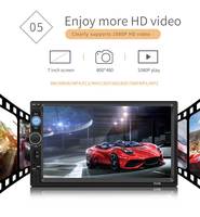 7010B 7 pouces 2 DIN prix usine haute puissance écran tactile lien miroir HD multimédia autoradio lecteur MP5 caméra Beakup