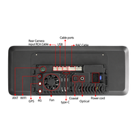 Kit de fascia pour autoradio Android Meihua 12,3 pouces, Mercedes Benz GLE 2016-2019, lecteur multimédia, navigation GPS, écran tactile, stéréo