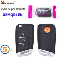 Xhorse vvdi universel Super télécommande V-W MQB 3 boutons avec Super puce intégrée Version anglaise