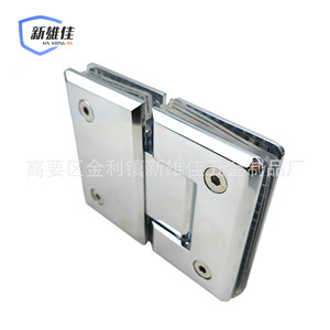 Xin Xiong Jia 180 Degree Copper Glass Door <b>Hinge</b> Bright Finish For Bathroom Shower Door - Product Image 3