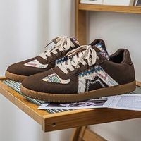 Chaussures décontractées pour hommes, basses, à motifs, polyvalentes et élégantes, respirantes, légères et durables, directement de l'usine
