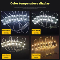 Module LED AC220V 3030 à réflexion diffuse, source lumineuse monochromatique haute luminosité pour caisson lumineux publicitaire