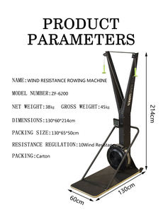 Máquina de esquí ergométrica para entrenamiento de core, espalda y extremidades, con resistencia al viento y articulación de cuerpo completo, equipo de entrenamiento interior al por mayor - Product Image 4