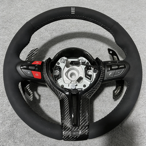 Volante Deportivo M Sport de Fibra de Carbono y Alcántara para F01 F10 F11 F12 F15 F16 F20 F21 F25 F26 F30 F31 F32 F33 F36 F34 F35 E70 E90 - Product Image 1