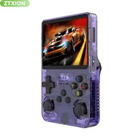 Consola de Juegos Portátil ZTXION R36S con Sistema Linux, Certificación CE, FCC y RoHS, WiFi, Pantalla HD de 3.5 Pulgadas, Batería de 3000 mAh, Doble Joystick y Chip Rockchip RK3326