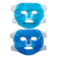 Perles de glace en gel Masque facial Masque en gel réutilisable pour le visage Compresses chaudes et froides Masque en gel pour soins de la peau Fournitures de beauté Feuille de PVC OEM ODM