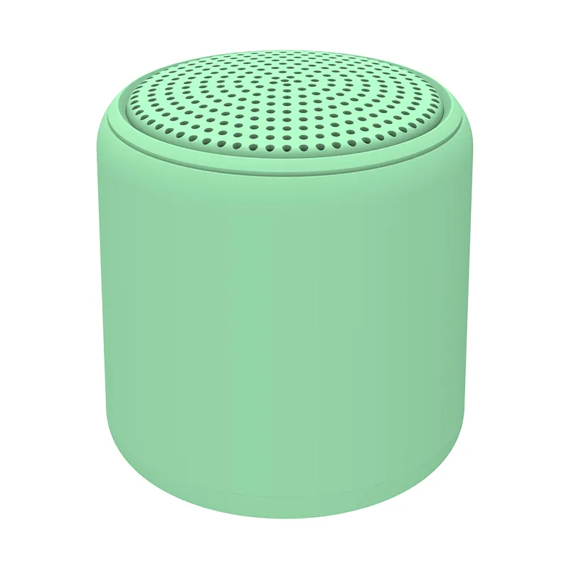 2023 Hot Selling Macaron Color Speaker Led USB Mp3 Music Sound Column Portable Mini Wireless Speaker Player for PC Mobile Phone