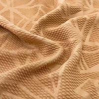 ANONO Lot de surplus de haute qualité Polyester Spandex crêpe gaufré tissu tricoté pour vêtements de mode tissus textiles