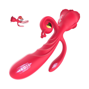 Juguetes sexuales de estimulación triple para adultos 30 modos de vibración fuertes de frecuencia Consoladores de conejo anales flexibles Caracoles de punto G - Product Image 1