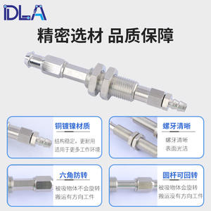 Support de fixation par ventouse ZPT-J10-B5 à tête large anti-rotation série DLSMC avec amortisseur à ressort intégré en cuivre - Product Image 4