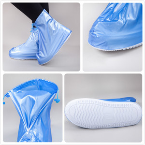 Couvre-chaussures de pluie en plastique pour le cyclisme en plein air, couvre-chaussures pour la pluie, vente chaude, PVC réutilisable, haute qualité, imperméable, botte de cheville - Product Image 5