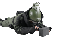 Pakaian Pelindung Keselamatan & Keamanan Tingkat Lanjut dengan Sistem Pendingin Termasuk Kostum dan Helm dengan Sistem Komunikasi
