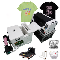 New A3 DTF Printer Full-Automatic Epson XP600 Head Digital T-shirt Printing Machine for Clothes