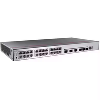 S5735-L24P4XE-A-V2 Switch PoE+ Administrado L3 de 24 Puertos Gigabit RJ45 PoE+ con 4*10G SFP+ y 2*12GE, Puerto Apilable, para Acceso a Campus Empresarial y AP