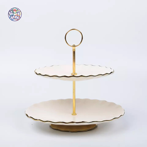 Yongsheng Wholesale 3-Layer Round Birthday Cupcake Dessert Custom 3 tier Wedding Cake Stand