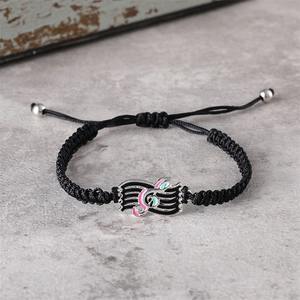 En gros Personnalisé Musique Symboles <span class=keywords><strong>Guitare</strong></span> Tressé Main <span class=keywords><strong>Corde</strong></span> Mode Musique Festival Fan Atmosphère <span class=keywords><strong>Bracelet</strong></span> - Product Image 4
