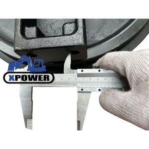 Nouvel roulement d'entraînement robuste noir XPower pour excavatrice DX225 DX225LC, pièce de train de roulement avant 201-00588 avec garantie de 6 mois - Product Image 3