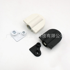 Bisagra para Muebles Ajustable, Oculta, Hidráulica, de Cierre Suave, Empotrada, ABS, Negra, Blanca, Moderna, para Vitrina - Product Image 4