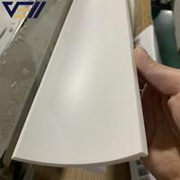 Plinthe décorative VELL en PS, étanche, facile à installer, blanc et noir basiques